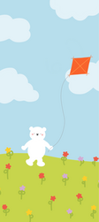 Bear and kite